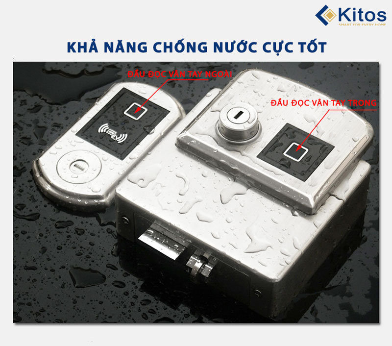 Khóa vân tay 2 chiều Kitos KT-DL02 Pro6